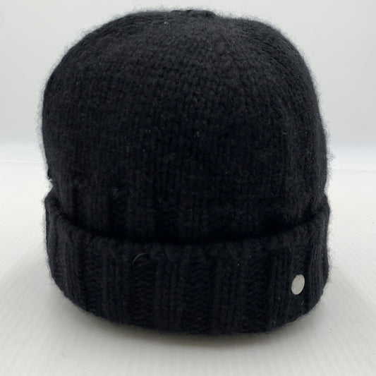 【中古品】【メンズ】 HERMES エルメス CASHMERE KNIT CAP SELLIER カシミア ニット キャップ セリエ 帽子 183-260926-ko-11-teih サイズ：S カラー：ブラック 万代Net店