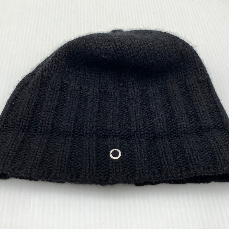 【中古品】【メンズ】 HERMES エルメス CASHMERE KNIT CAP SELLIER カシミア ニット キャップ セリエ 帽子 183-260926-ko-11-teih サイズ：S カラー：ブラック 万代Net店