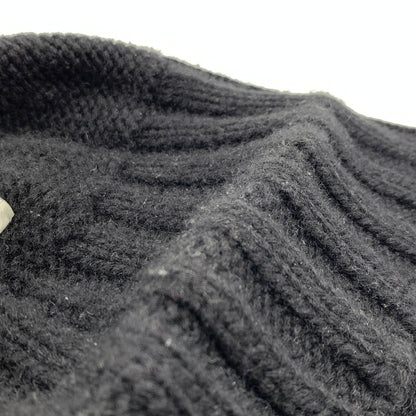 【中古品】【メンズ】 HERMES エルメス CASHMERE KNIT CAP SELLIER カシミア ニット キャップ セリエ 帽子 183-260926-ko-11-teih サイズ：S カラー：ブラック 万代Net店