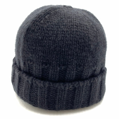 【中古品】【メンズ】 HERMES エルメス CASHMERE KNIT CAP SELLIER カシミア ニット キャップ セリエ 帽子 183-260926-ko-11-teih サイズ：S カラー：ブラック 万代Net店