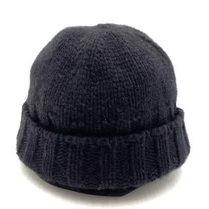 【中古品】【メンズ】 HERMES エルメス CASHMERE KNIT CAP SELLIER カシミア ニット キャップ セリエ 帽子 183-260926-ko-11-teih サイズ：S カラー：ブラック 万代Net店