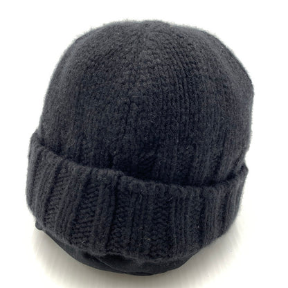【中古品】【メンズ】 HERMES エルメス CASHMERE KNIT CAP SELLIER カシミア ニット キャップ セリエ 帽子 183-260926-ko-11-teih サイズ：S カラー：ブラック 万代Net店