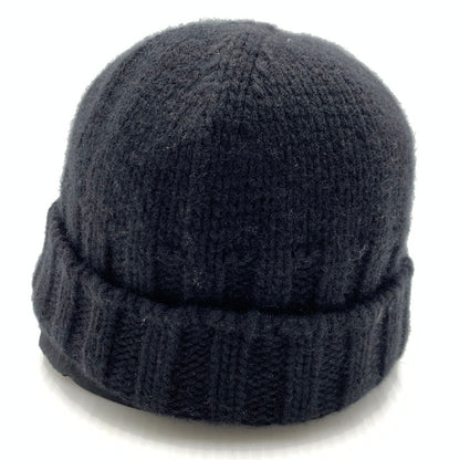 【中古品】【メンズ】 HERMES エルメス CASHMERE KNIT CAP SELLIER カシミア ニット キャップ セリエ 帽子 183-260926-ko-11-teih サイズ：S カラー：ブラック 万代Net店