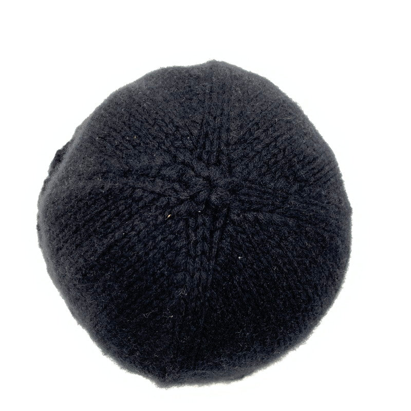 【中古品】【メンズ】 HERMES エルメス CASHMERE KNIT CAP SELLIER カシミア ニット キャップ セリエ 帽子 183-260926-ko-11-teih サイズ：S カラー：ブラック 万代Net店