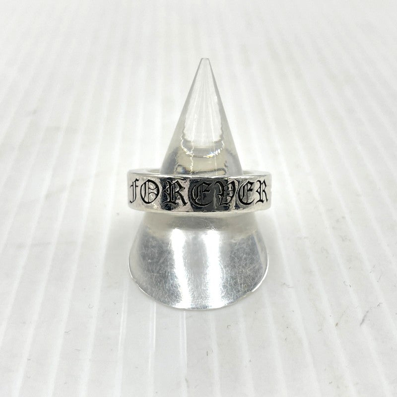 【中古品】【メンズ】 CHROME HEARTS クロムハーツ 6mm SPACER FOREVER スペーサー フォーエバー リング 指輪 アクセサリー 190-261027-yo-32-teih カラー：シルバー 18号 万代Net店
