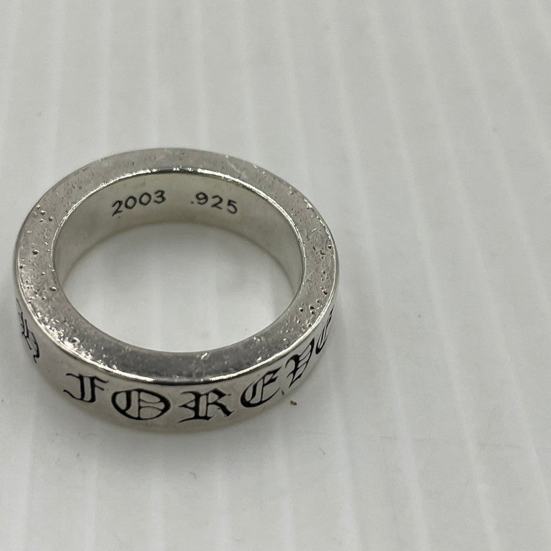 【中古品】【メンズ】 CHROME HEARTS クロムハーツ 6mm SPACER FOREVER スペーサー フォーエバー リング 指輪 アクセサリー 190-261027-yo-32-teih カラー：シルバー 18号 万代Net店