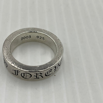 【中古品】【メンズ】 CHROME HEARTS クロムハーツ 6mm SPACER FOREVER スペーサー フォーエバー リング 指輪 アクセサリー 190-261027-yo-32-teih カラー：シルバー 18号 万代Net店