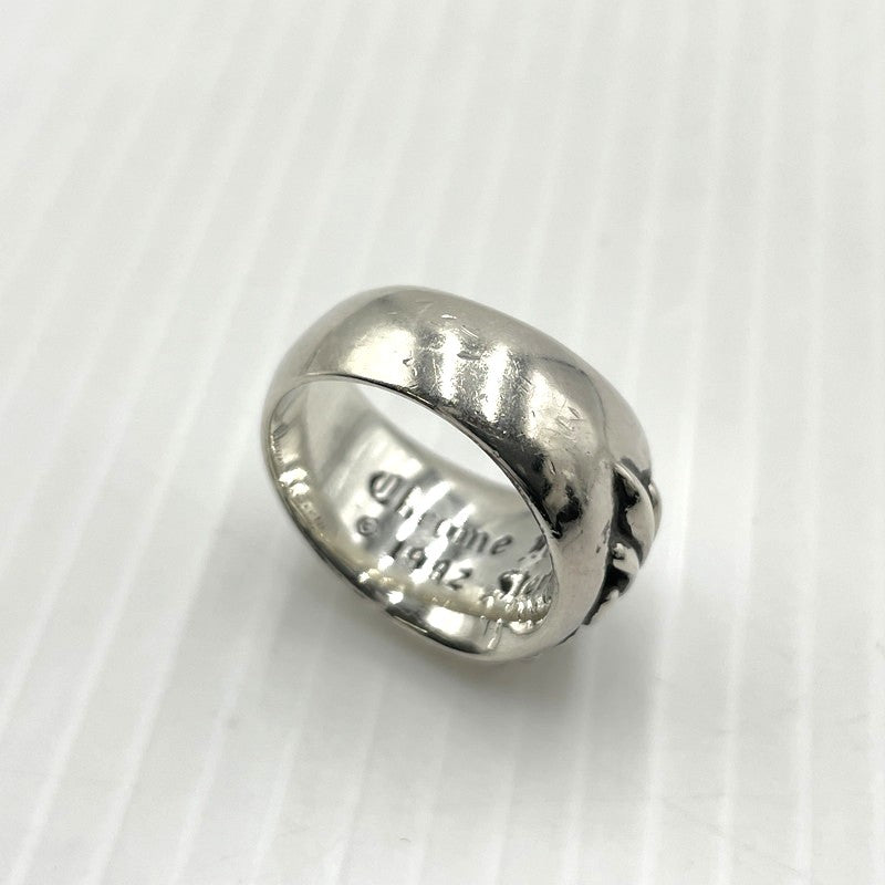 【中古品】【メンズ】 CHROME HEARTS クロムハーツ FLRL CRS RING フローラル クロス リング 指輪 アクセサリー 190-261027-yo-28-teih カラー：シルバー 19号 万代Net店