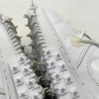 【中古品】【メンズ】 NIKE ナイキ × OFF-WHITE オフホワイト 別注コラボ AIR FORCE 1 MID "GRAFFITI" DR0500-100 エアフォース1 ミッド グラフィティ スニーカー 靴 160-260926-yo-12-teih サイズ：27.5cm カラー：ホワイト 万代Net店