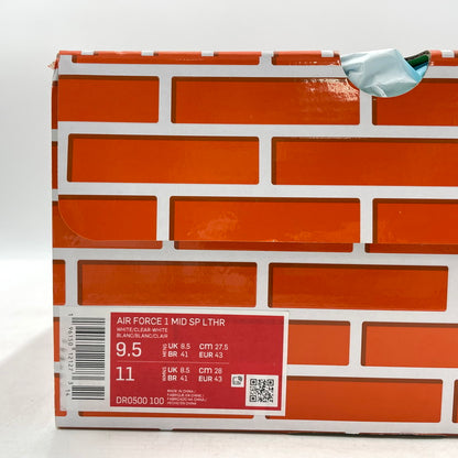 【中古品】【メンズ】 NIKE ナイキ × OFF-WHITE オフホワイト 別注コラボ AIR FORCE 1 MID "GRAFFITI" DR0500-100 エアフォース1 ミッド グラフィティ スニーカー 靴 160-260926-yo-12-teih サイズ：27.5cm カラー：ホワイト 万代Net店