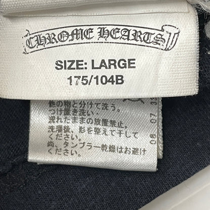 【中古品】【メンズ】 CHROME HEARTS クロムハーツ DAGGER BACK PRINT S/S TEE ダガーバック プリント ショート スリーブ Tシャツ 半袖 トップス 190-260923-sa-08-teih サイズ：L カラー：ブラック 万代Net店