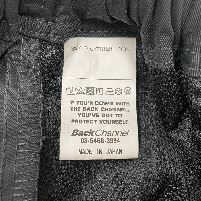 【中古品】【メンズ】 Back Channel バックチャンネル EASY FIELD PANTS MADE IN JAPAN イージー フィールド パンツ ボトムス 日本製 153-261019-ss-13-teih サイズ：L カラー：ブラック 万代Net店