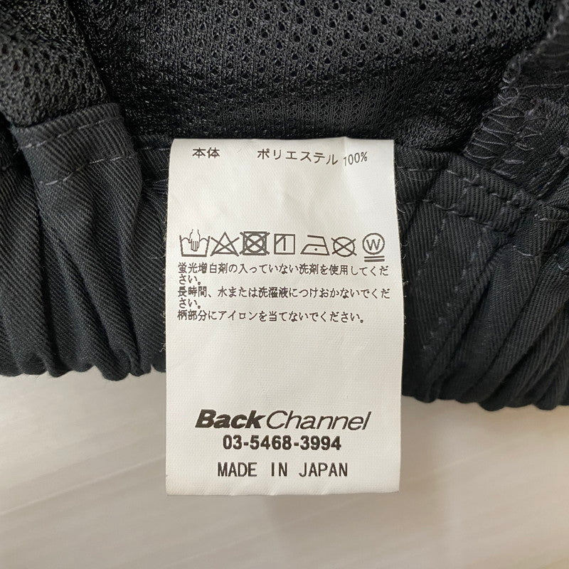 【中古品】【メンズ】 Back Channel バックチャンネル EASY FIELD PANTS MADE IN JAPAN イージー フィールド パンツ ボトムス 日本製 153-261019-ss-13-teih サイズ：L カラー：ブラック 万代Net店