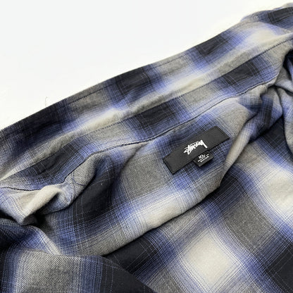 【中古品】【メンズ】 STUSSY ステューシー BEACH OMBRE PLAID SHIRT 1110391 ビーチ オンブレ プレイド シャツ 長袖 トップス 142-260923-sa-12-teih サイズ：XL カラー：チェック 万代Net店