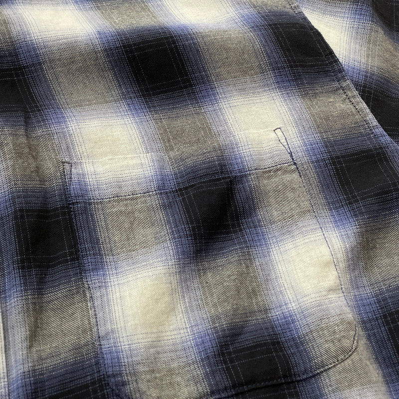 【中古品】【メンズ】 STUSSY ステューシー BEACH OMBRE PLAID SHIRT 1110391 ビーチ オンブレ プレイド シャツ 長袖 トップス 142-260923-sa-12-teih サイズ：XL カラー：チェック 万代Net店