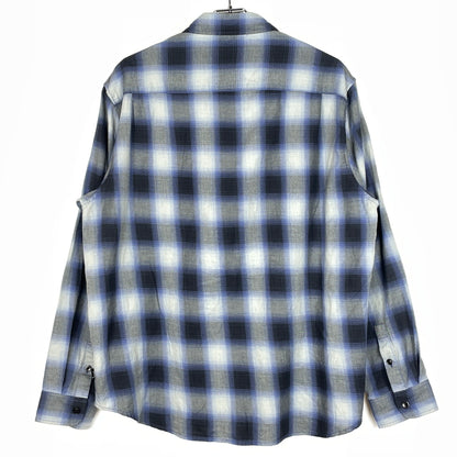 【中古品】【メンズ】 STUSSY ステューシー BEACH OMBRE PLAID SHIRT 1110391 ビーチ オンブレ プレイド シャツ 長袖 トップス 142-260923-sa-12-teih サイズ：XL カラー：チェック 万代Net店