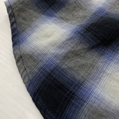 【中古品】【メンズ】 STUSSY ステューシー BEACH OMBRE PLAID SHIRT 1110391 ビーチ オンブレ プレイド シャツ 長袖 トップス 142-260923-sa-12-teih サイズ：XL カラー：チェック 万代Net店