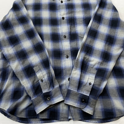 【中古品】【メンズ】 STUSSY ステューシー BEACH OMBRE PLAID SHIRT 1110391 ビーチ オンブレ プレイド シャツ 長袖 トップス 142-260923-sa-12-teih サイズ：XL カラー：チェック 万代Net店
