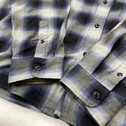 【中古品】【メンズ】 STUSSY ステューシー BEACH OMBRE PLAID SHIRT 1110391 ビーチ オンブレ プレイド シャツ 長袖 トップス 142-260923-sa-12-teih サイズ：XL カラー：チェック 万代Net店
