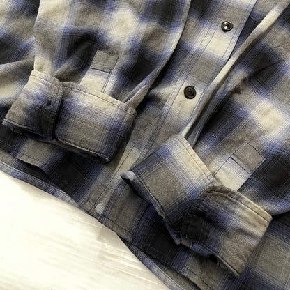 【中古品】【メンズ】 STUSSY ステューシー BEACH OMBRE PLAID SHIRT 1110391 ビーチ オンブレ プレイド シャツ 長袖 トップス 142-260923-sa-12-teih サイズ：XL カラー：チェック 万代Net店