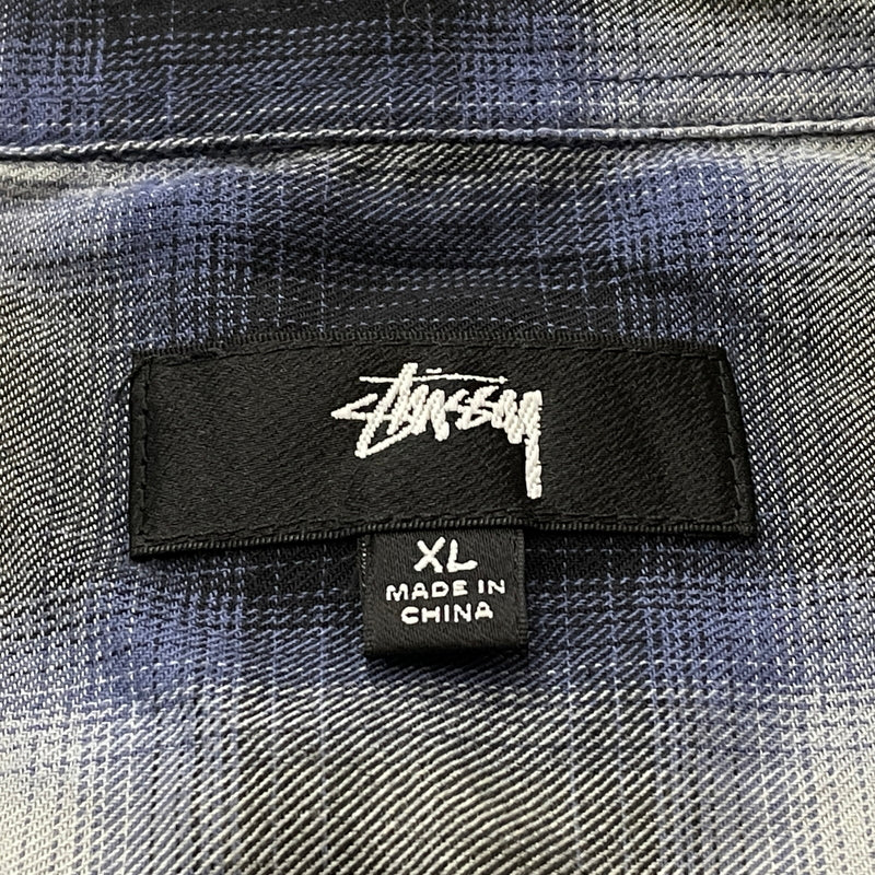 【中古品】【メンズ】 STUSSY ステューシー BEACH OMBRE PLAID SHIRT 1110391 ビーチ オンブレ プレイド シャツ 長袖 トップス 142-260923-sa-12-teih サイズ：XL カラー：チェック 万代Net店