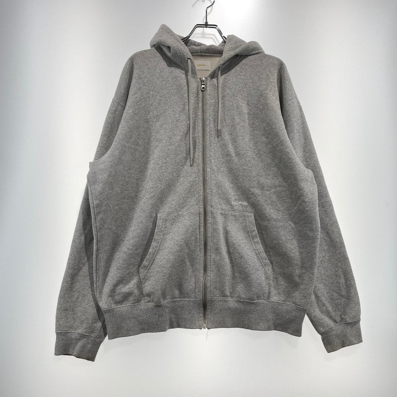 【中古品】【メンズ】 BALLAHOLIC ボーラホリック SMALL LOGO SWEAT FULL ZIP HOODIE スモールロゴ スウェット フルジップ フーディ 長袖 トップス パーカー 142-260925-yo-10-teih サイズ：XL カラー：ヘザーグレー 万代Net店