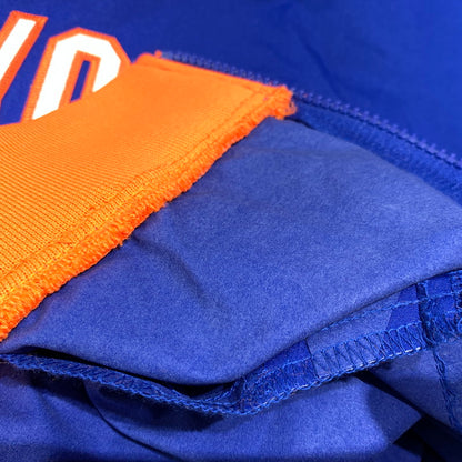 【中古品】【メンズ】 NIKE ナイキ × COOPERS TOWN クーパーズタウン 別注 コラボ V-NECK PULLOVER JACKET NEW YORK ブイ ネック プルオーバージャケット ライトアウター 148-260923-ko-12-teih サイズ：L カラー：ブルー 万代Net店