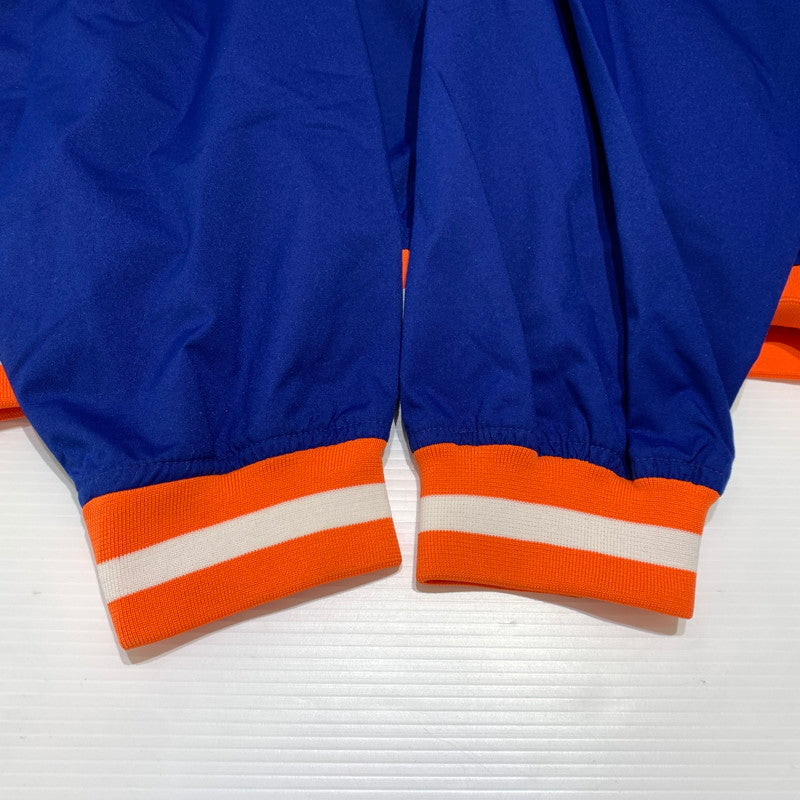 【中古品】【メンズ】 NIKE ナイキ × COOPERS TOWN クーパーズタウン 別注 コラボ V-NECK PULLOVER JACKET NEW YORK ブイ ネック プルオーバージャケット ライトアウター 148-260923-ko-12-teih サイズ：L カラー：ブルー 万代Net店