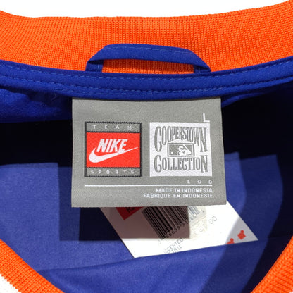 【中古品】【メンズ】 NIKE ナイキ × COOPERS TOWN クーパーズタウン 別注 コラボ V-NECK PULLOVER JACKET NEW YORK ブイ ネック プルオーバージャケット ライトアウター 148-260923-ko-12-teih サイズ：L カラー：ブルー 万代Net店