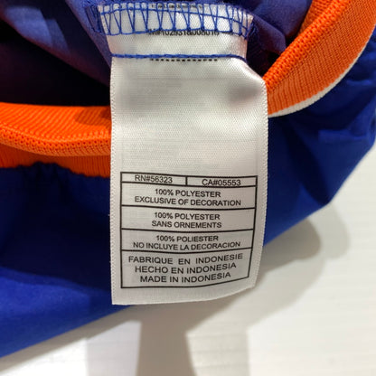 【中古品】【メンズ】 NIKE ナイキ × COOPERS TOWN クーパーズタウン 別注 コラボ V-NECK PULLOVER JACKET NEW YORK ブイ ネック プルオーバージャケット ライトアウター 148-260923-ko-12-teih サイズ：L カラー：ブルー 万代Net店