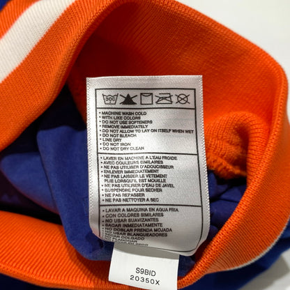 【中古品】【メンズ】 NIKE ナイキ × COOPERS TOWN クーパーズタウン 別注 コラボ V-NECK PULLOVER JACKET NEW YORK ブイ ネック プルオーバージャケット ライトアウター 148-260923-ko-12-teih サイズ：L カラー：ブルー 万代Net店