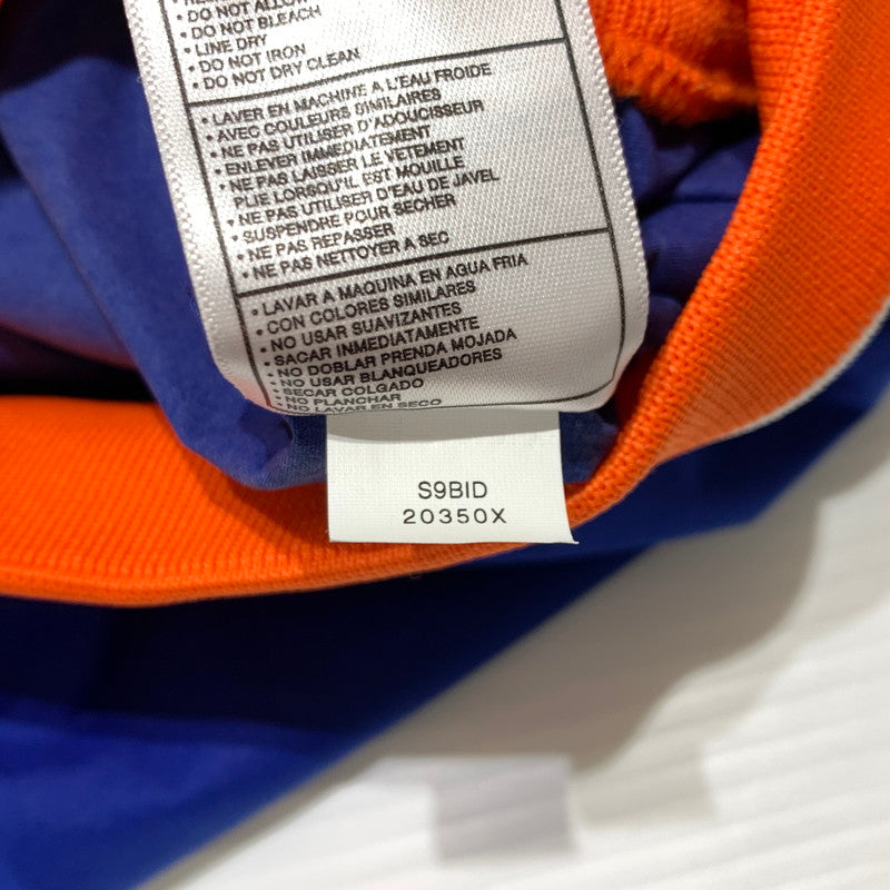 【中古品】【メンズ】 NIKE ナイキ × COOPERS TOWN クーパーズタウン 別注 コラボ V-NECK PULLOVER JACKET NEW YORK ブイ ネック プルオーバージャケット ライトアウター 148-260923-ko-12-teih サイズ：L カラー：ブルー 万代Net店