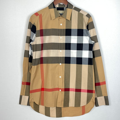 【中古品】【メンズ】 BURBERRY バーバリー WINDSOR SHIRT 8004827 ウィンザー シャツ 長袖 トップス 141-260923-sa-13-teih サイズ：S カラー：チェック 万代Net店