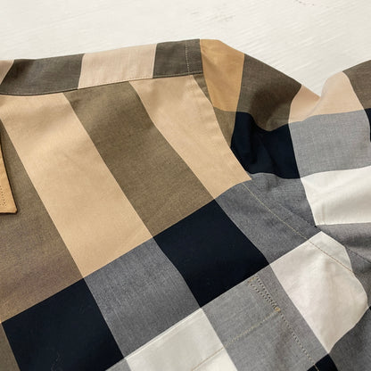 【中古品】【メンズ】 BURBERRY バーバリー WINDSOR SHIRT 8004827 ウィンザー シャツ 長袖 トップス 141-260923-sa-13-teih サイズ：S カラー：チェック 万代Net店