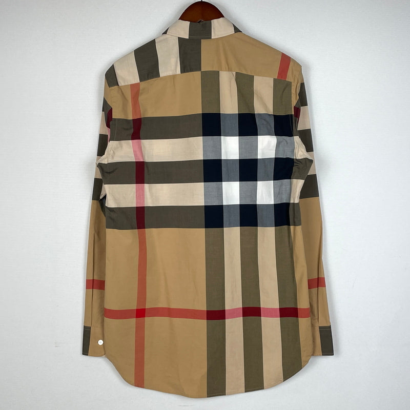 【中古品】【メンズ】 BURBERRY バーバリー WINDSOR SHIRT 8004827 ウィンザー シャツ 長袖 トップス 141-260923-sa-13-teih サイズ：S カラー：チェック 万代Net店