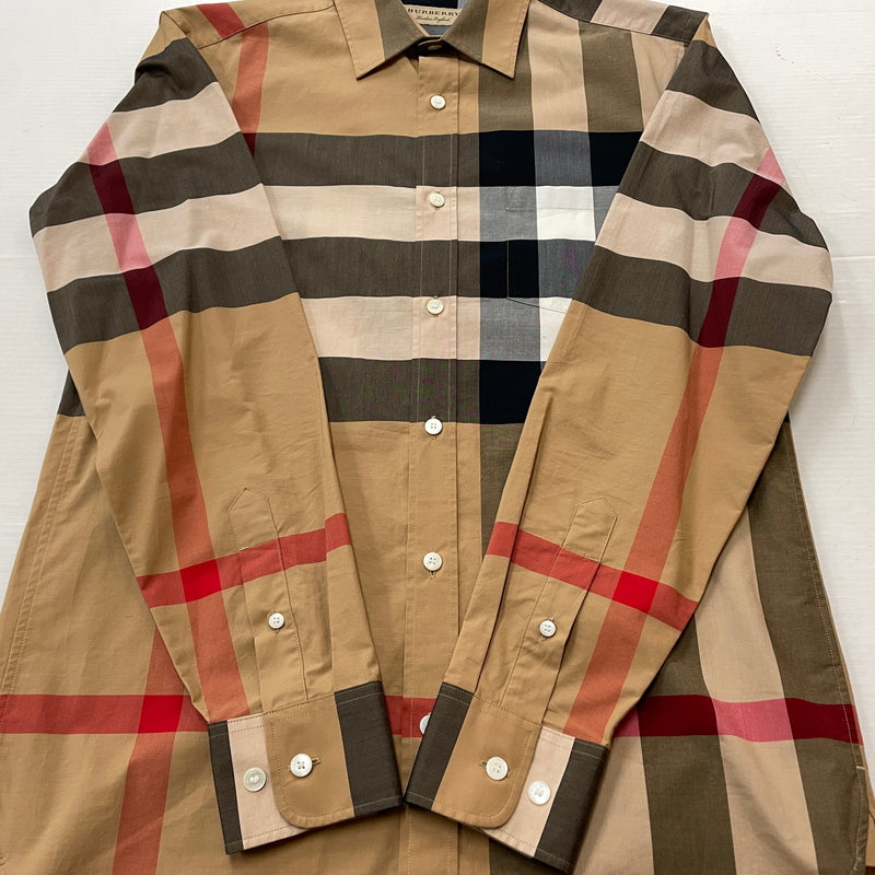 【中古品】【メンズ】 BURBERRY バーバリー WINDSOR SHIRT 8004827 ウィンザー シャツ 長袖 トップス 141-260923-sa-13-teih サイズ：S カラー：チェック 万代Net店
