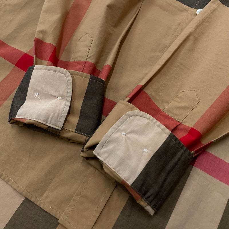 【中古品】【メンズ】 BURBERRY バーバリー WINDSOR SHIRT 8004827 ウィンザー シャツ 長袖 トップス 141-260923-sa-13-teih サイズ：S カラー：チェック 万代Net店