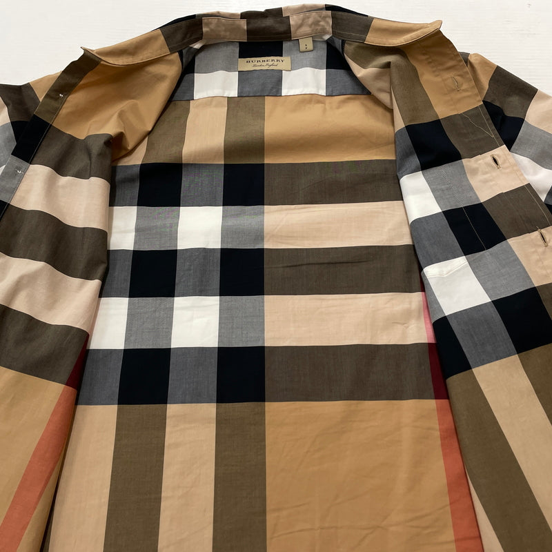 【中古品】【メンズ】 BURBERRY バーバリー WINDSOR SHIRT 8004827 ウィンザー シャツ 長袖 トップス 141-260923-sa-13-teih サイズ：S カラー：チェック 万代Net店