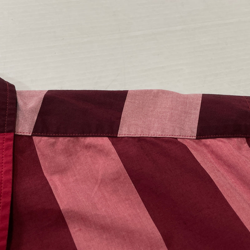 【中古品】【メンズ】 BURBERRY バーバリー NOVA CHECK PATTERN SHIRT 8004830 ノバ チェック パターン シャツ 長袖 トップス 141-260923-sa-14-teih サイズ：M カラー：レッドチェック 万代Net店