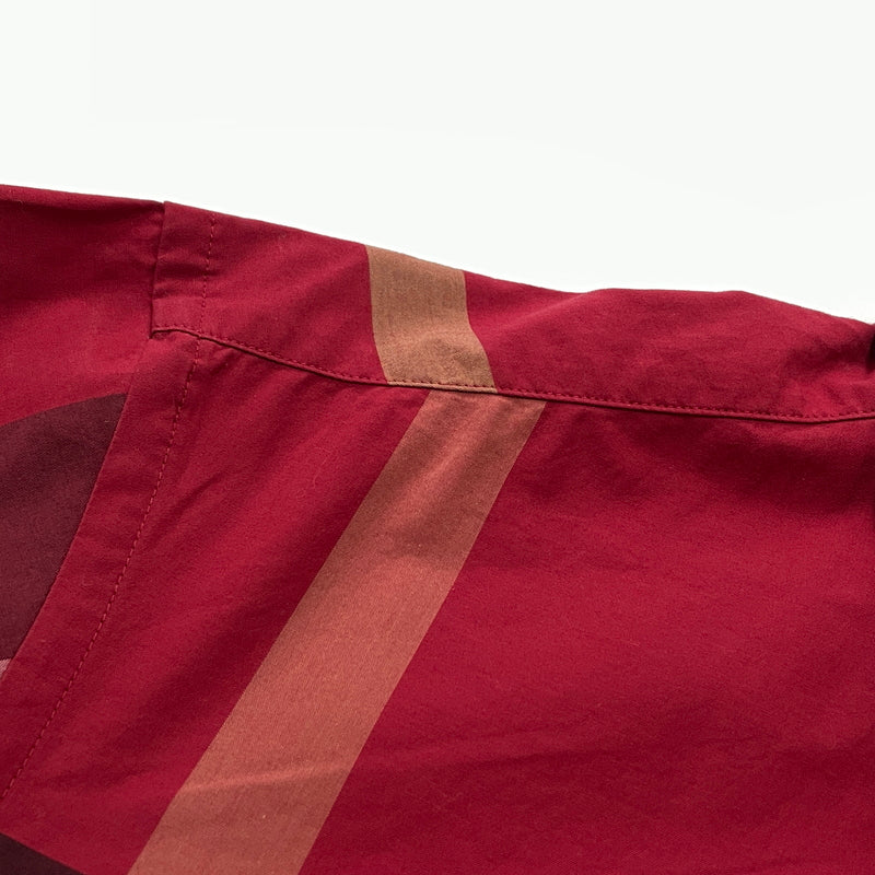 【中古品】【メンズ】 BURBERRY バーバリー NOVA CHECK PATTERN SHIRT 8004830 ノバ チェック パターン シャツ 長袖 トップス 141-260923-sa-14-teih サイズ：M カラー：レッドチェック 万代Net店
