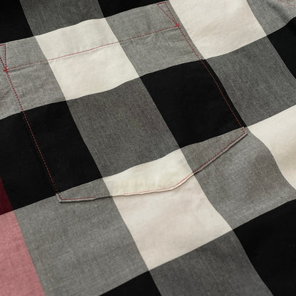 【中古品】【メンズ】 BURBERRY バーバリー NOVA CHECK PATTERN SHIRT 8004830 ノバ チェック パターン シャツ 長袖 トップス 141-260923-sa-14-teih サイズ：M カラー：レッドチェック 万代Net店