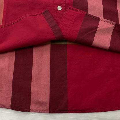 【中古品】【メンズ】 BURBERRY バーバリー NOVA CHECK PATTERN SHIRT 8004830 ノバ チェック パターン シャツ 長袖 トップス 141-260923-sa-14-teih サイズ：M カラー：レッドチェック 万代Net店