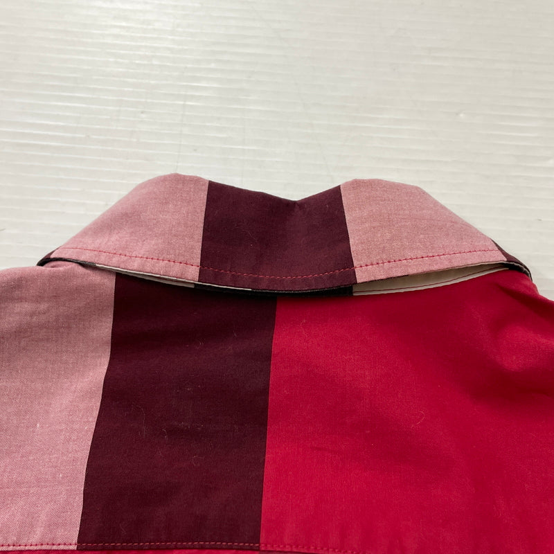 【中古品】【メンズ】 BURBERRY バーバリー NOVA CHECK PATTERN SHIRT 8004830 ノバ チェック パターン シャツ 長袖 トップス 141-260923-sa-14-teih サイズ：M カラー：レッドチェック 万代Net店