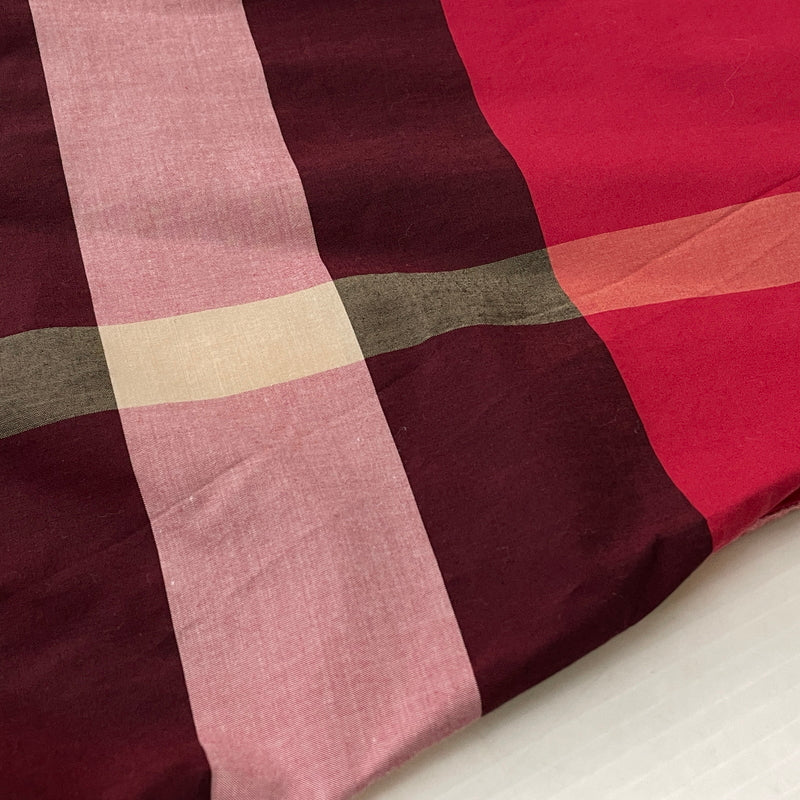 【中古品】【メンズ】 BURBERRY バーバリー NOVA CHECK PATTERN SHIRT 8004830 ノバ チェック パターン シャツ 長袖 トップス 141-260923-sa-14-teih サイズ：M カラー：レッドチェック 万代Net店