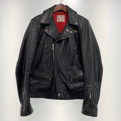 【現状渡し品】【メンズ】 LEWIS LEATHERS ルイスレザー LIGHTNING TIGHT FIT COWHIDE 391T ライトニング タイトフィット カウハイド アウター レザージャケット 145-260923-ko-19-teih サイズ：38 カラー：ブラック 万代Net店