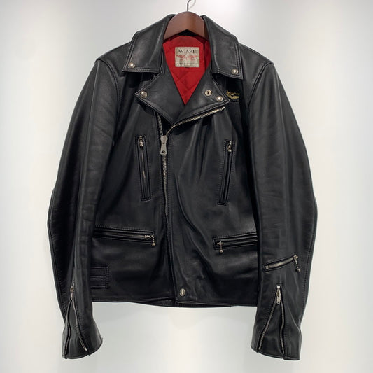 【現状渡し品】【メンズ】 LEWIS LEATHERS ルイスレザー LIGHTNING TIGHT FIT COWHIDE 391T ライトニング タイトフィット カウハイド アウター レザージャケット 145-260923-ko-19-teih サイズ：38 カラー：ブラック 万代Net店