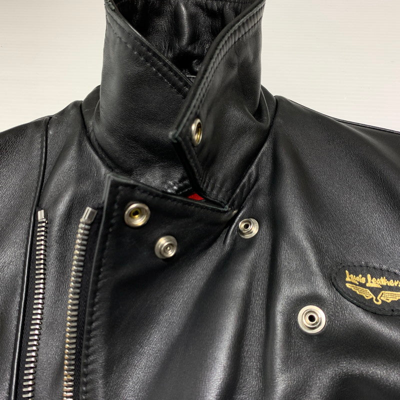 【現状渡し品】【メンズ】 LEWIS LEATHERS ルイスレザー LIGHTNING TIGHT FIT COWHIDE 391T ライトニング タイトフィット カウハイド アウター レザージャケット 145-260923-ko-19-teih サイズ：38 カラー：ブラック 万代Net店