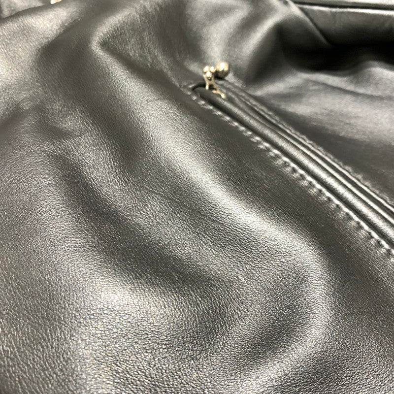 【現状渡し品】【メンズ】 LEWIS LEATHERS ルイスレザー LIGHTNING TIGHT FIT COWHIDE 391T ライトニング タイトフィット カウハイド アウター レザージャケット 145-260923-ko-19-teih サイズ：38 カラー：ブラック 万代Net店