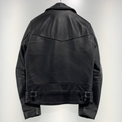 【現状渡し品】【メンズ】 LEWIS LEATHERS ルイスレザー LIGHTNING TIGHT FIT COWHIDE 391T ライトニング タイトフィット カウハイド アウター レザージャケット 145-260923-ko-19-teih サイズ：38 カラー：ブラック 万代Net店