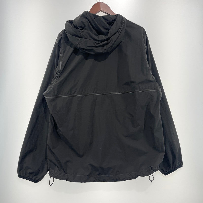 【中古品】【メンズ】 GRAMICCI グラミチ × AND WANDER アンドワンダー 別注コラボ BRUSHED NYLON JACKET GUJ5-S3000 ブラッシュド ナイロンジャケット ライトアウター 144-260925-yo-04-teih サイズ：M カラー：チャコール 万代Net店